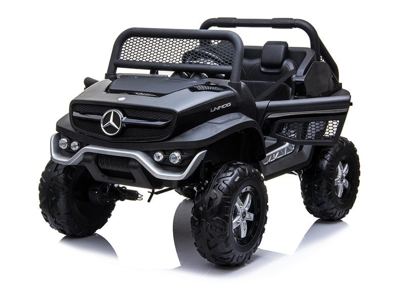 Licencirani auto na akumultor Mercedes Unimog – crni