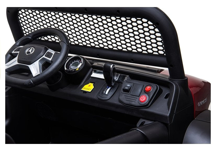 Licencirani auto na akumultor Mercedes Unimog 4x4 - crveni