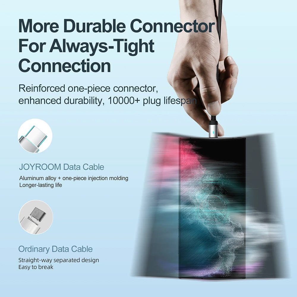 JoyRoom - Datový kabel (S-CC100A10) - Rychlé nabíjení Type-C na Type-C 100W - 480Mbps - 120cm - černý