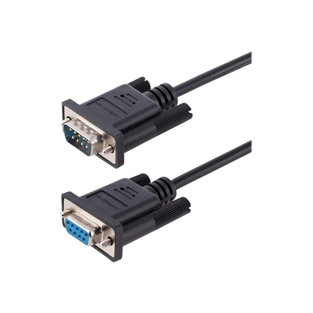 StarTech.com 9FMNM-3M-RS232-CABLE serijski kabel Crno DB-9