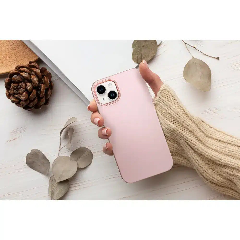 RÁMOVÉ pouzdro pro XIAOMI Redmi 12 4G / 12 5G pudrově růžové