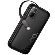Hoco Powerbank 10000 mAh QC PD 20W s uvlačivim USB C kabelom Q51 crni