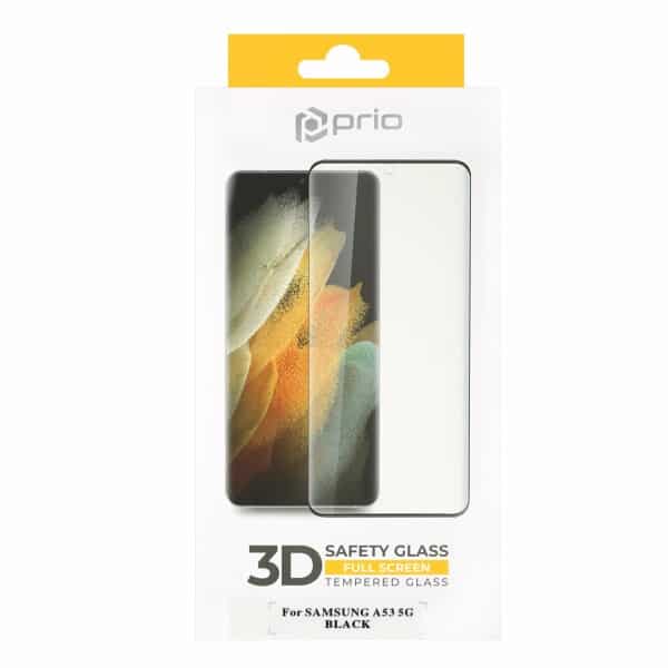 PRIO 3D ochranné sklo z tvrzeného skla pro Samsung A53 5G černé