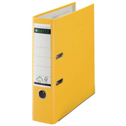 Leitz Plastic Lever Arch File A4 80mm 180° Yellow mapa za dokumente s prstenom Žuto