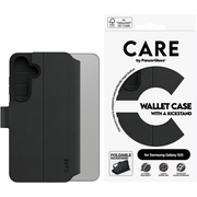 PanzerGlass CARE by ® Feature Wallet Case w. Kickstand Samsung Galaxy S25 maska za mobitel Poklopac Crno