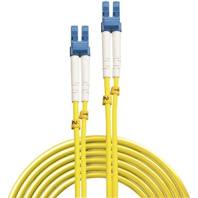 Lindy 47453 optički kabel 5 m LC OS2 Plavo, Bijelo, Žuto