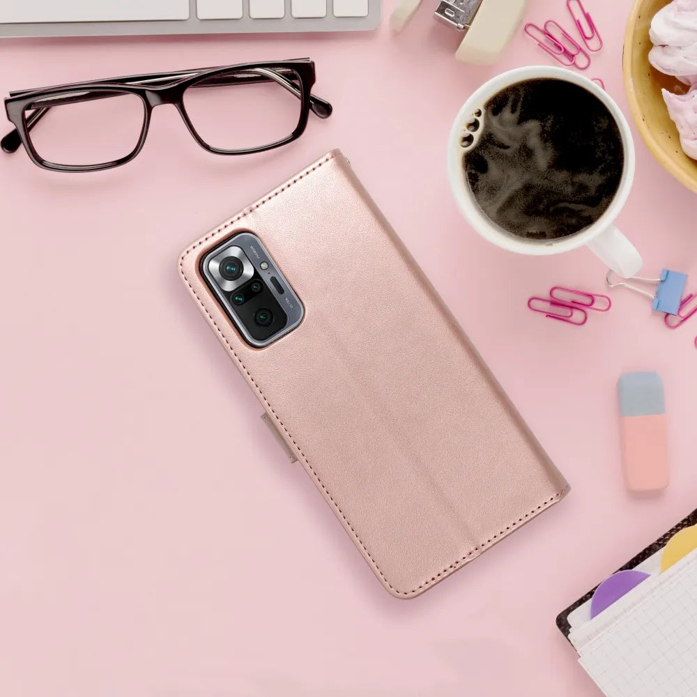 Forcell MEZZO Book pouzdro pro XIAOMI Redmi NOTE 11 PRO / 11 PRO 5G / 12 PRO 4G / LTE mandala růžovo-zlatá