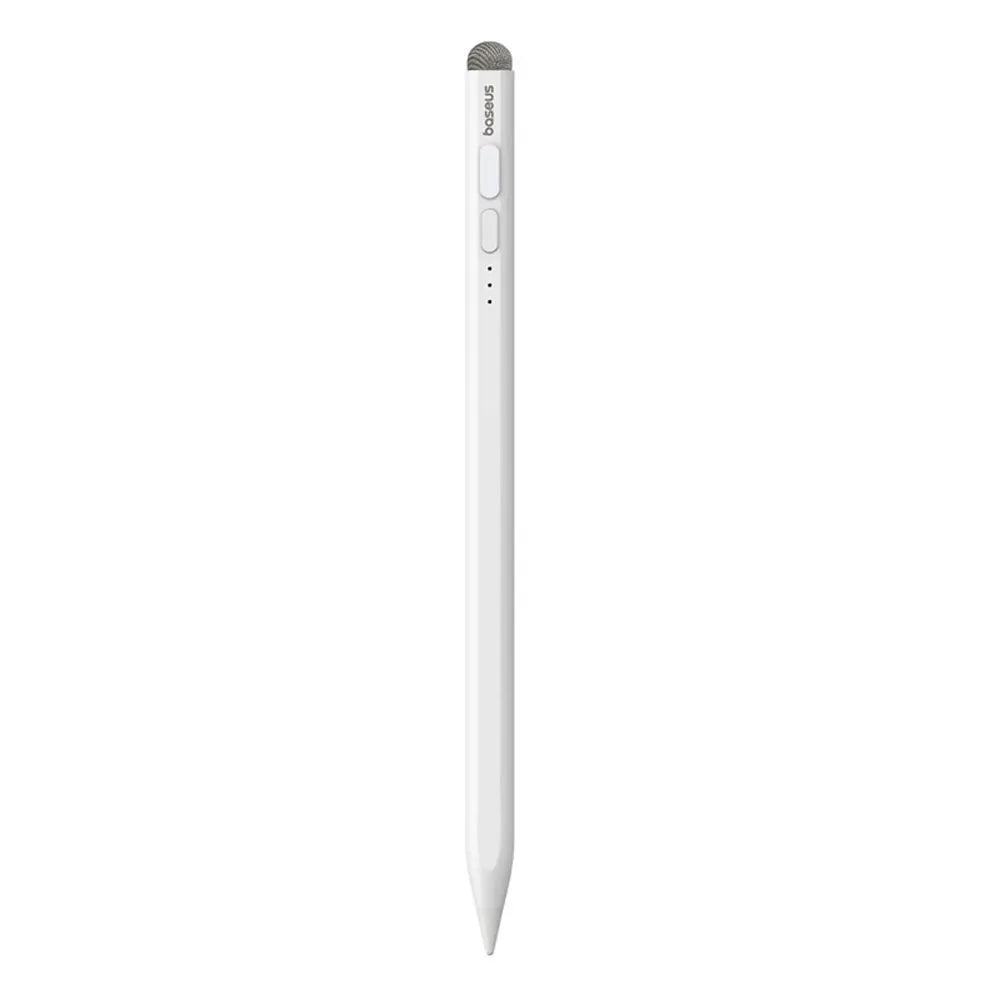 BASEUS kapacitní stylus Writing LED (aktivní/pasivní verze + kabel Type-C na Type-C) 130 mAh bílý
