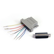 StarTech.com GC258MF adapter za promjenu tipa priključka kabela DB-25 RJ-45 Sivo