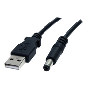 StarTech.com USB2TYPEM strujni kabel Crno 0,9 m USB A Barrel type M