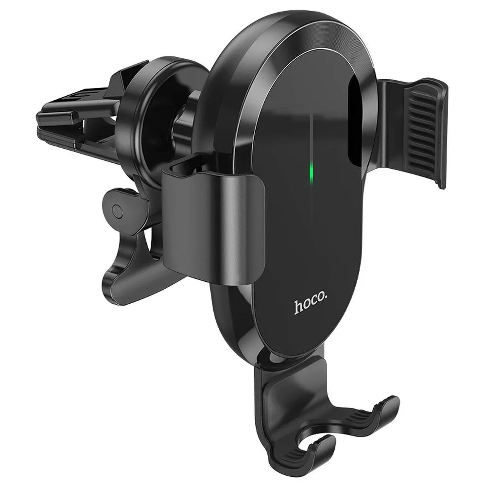HOCO držák do auta s bezdrátovým nabíjením do ventilace 15W CA105 černý