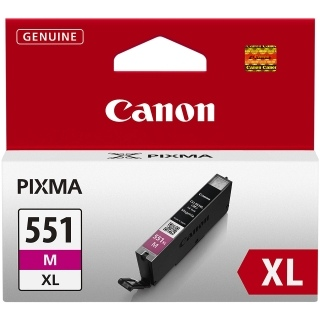 Canon CLI-551XL M w/sec spremnik s tintom 1 kom Original Visoki (XL) prinos Foto purpurna