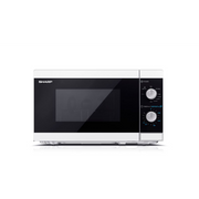 Sharp YC-MG01E-W mikrovalna pećnica Radna ploča Gril mikrovalne 20 L 800 W Crno, Bijelo