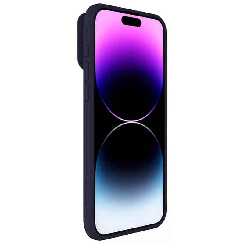 NILLKIN CAMSHIELD PRO PC+TPU POUZDRO PRO IPHONE 15 PRO tmavě fialové