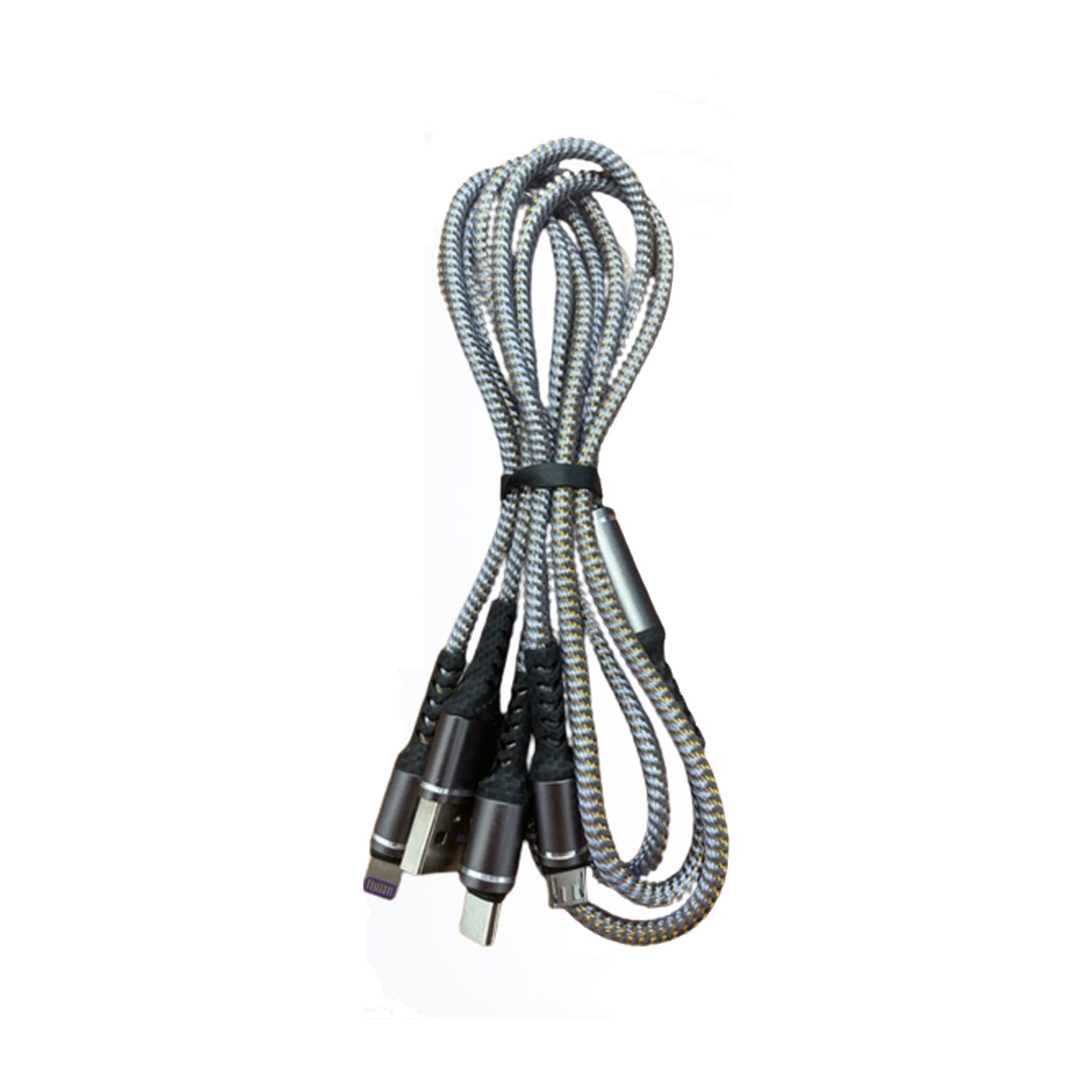 Kabel USB B(M) 3in1 iPh/C/mikro USB B (M) 5V 3A fast charging