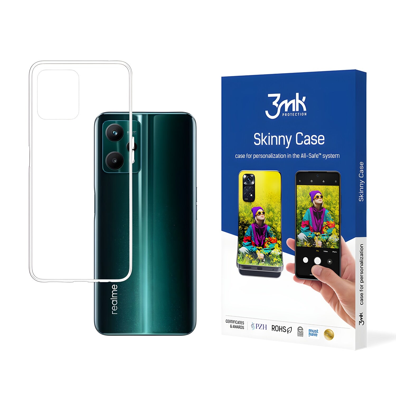 3mk Skinny futrola za Realme V25 - Prozirna KP20156