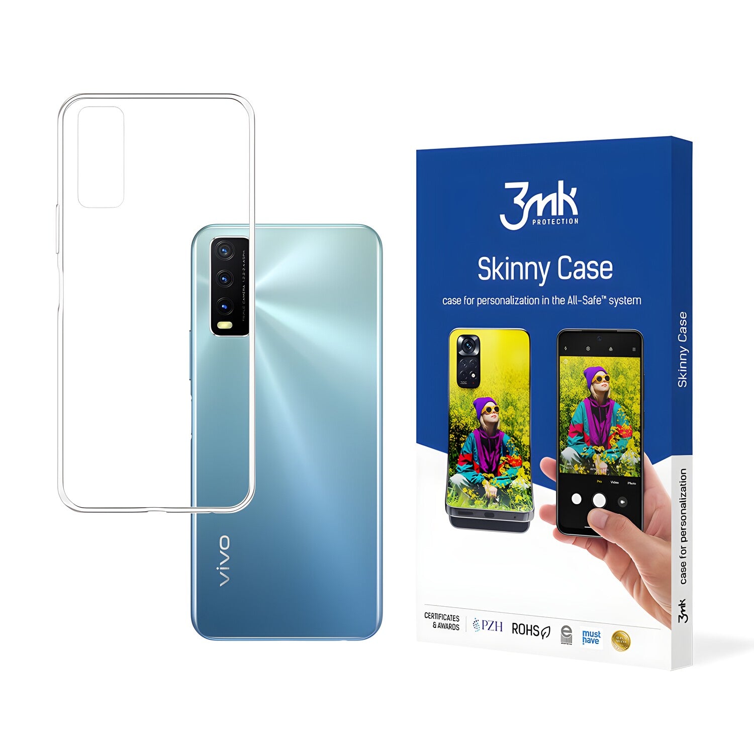 3mk Skinny futrola za Vivo Y20s - Prozirna KP20078