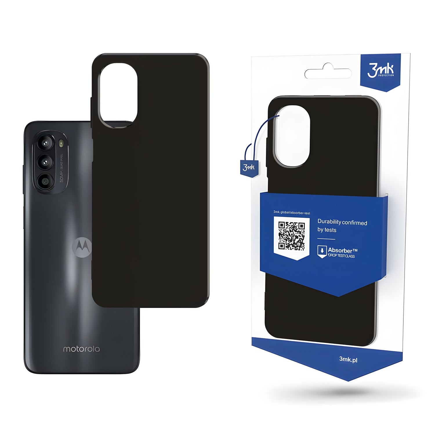 3mk Matt case futrola za Motorola Moto G52 - Crna KP20280
