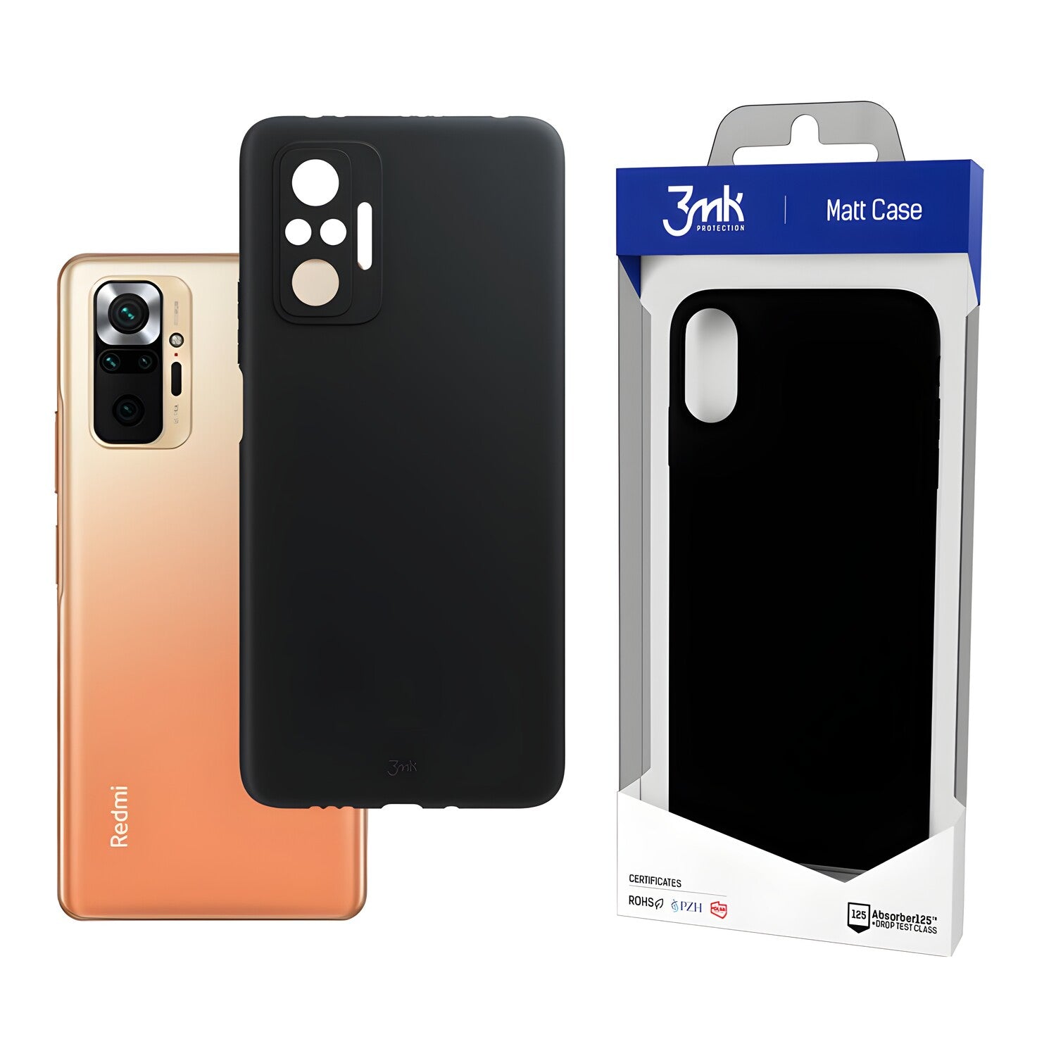 3mk Matt case futrola za Xiaomi Redmi Note 10 5G - Crna KP20800