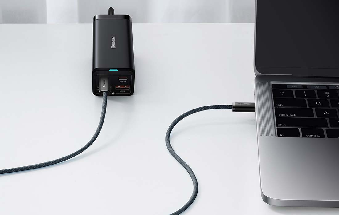 Kabel USB-C na USB-C Baseus Dynamic Series, 100W, 1m (šedý)