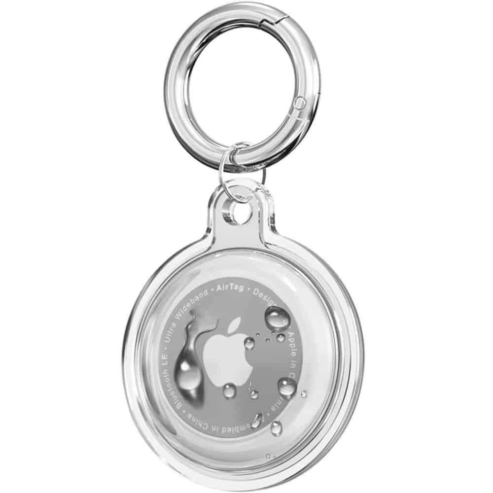 TECH-PROTECT ICON POUZDRA PRO APPLE AIRTAG 1 / 2 PACK 4 KS - průhledné