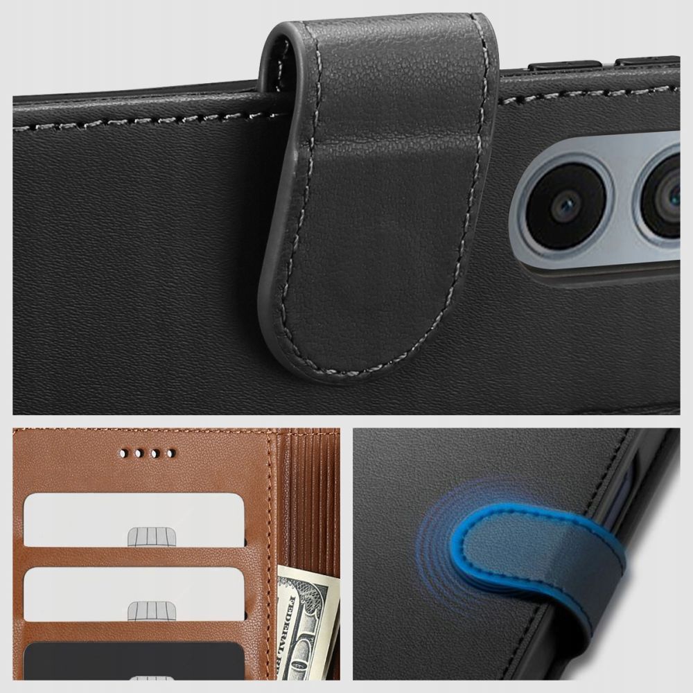 TECH-PROTECT WALLET PŘEKLÁPĚCÍ POUZDRO PRO XIAOMI REDMI NOTE 13 PRO 5G / POCO X6 5G černé