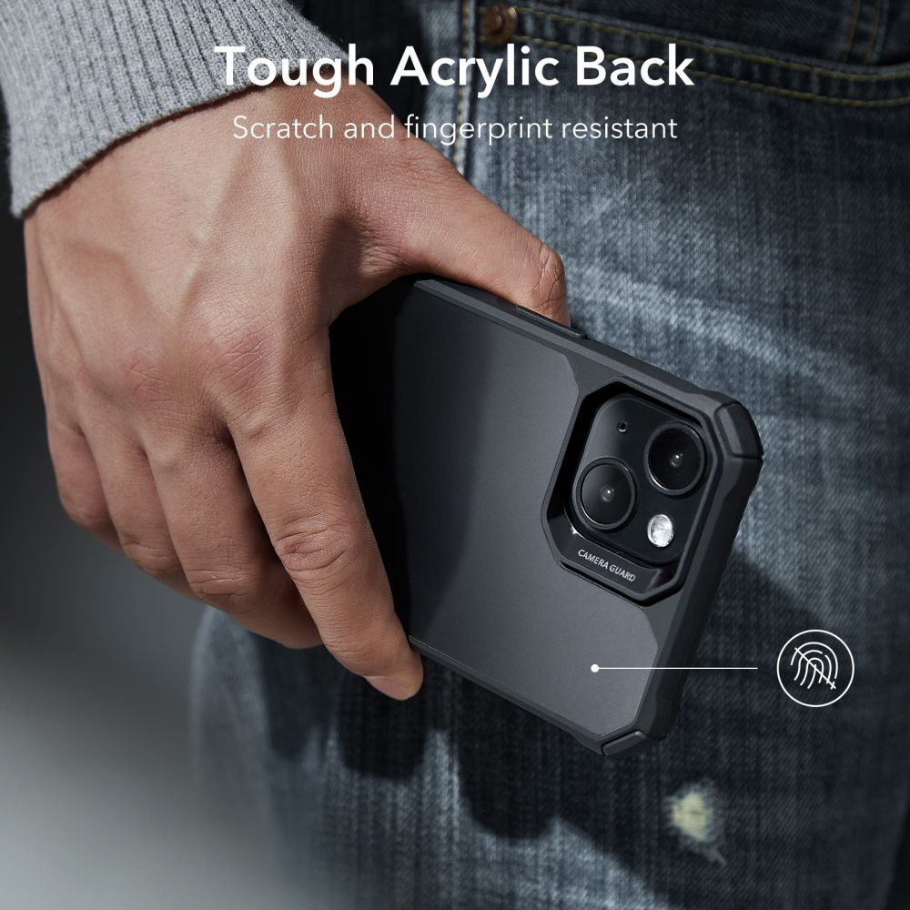 ESR AIR ARMOR POUZDRO PRO IPHONE 14 PLUS/ 15 PLUS MATNÁ ČERNÁ