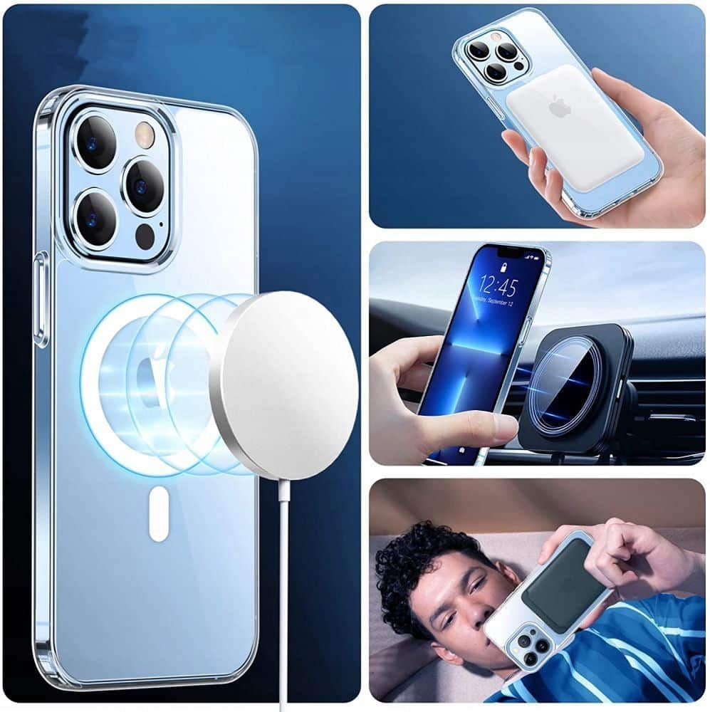 TECH-PROTECT FLEXAIR HYBRID MAGSAFE IPHONE 14 PLUS ČIRÉ