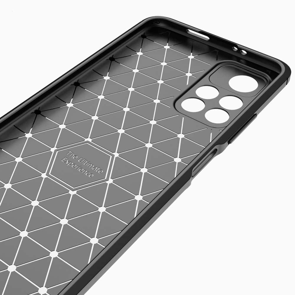 TECH-PROTECT TPUCARBON POUZDRO PRO XIAOMI REDMI NOTE 11S 5G / POCO M4 PRO 5G ČERNÉ