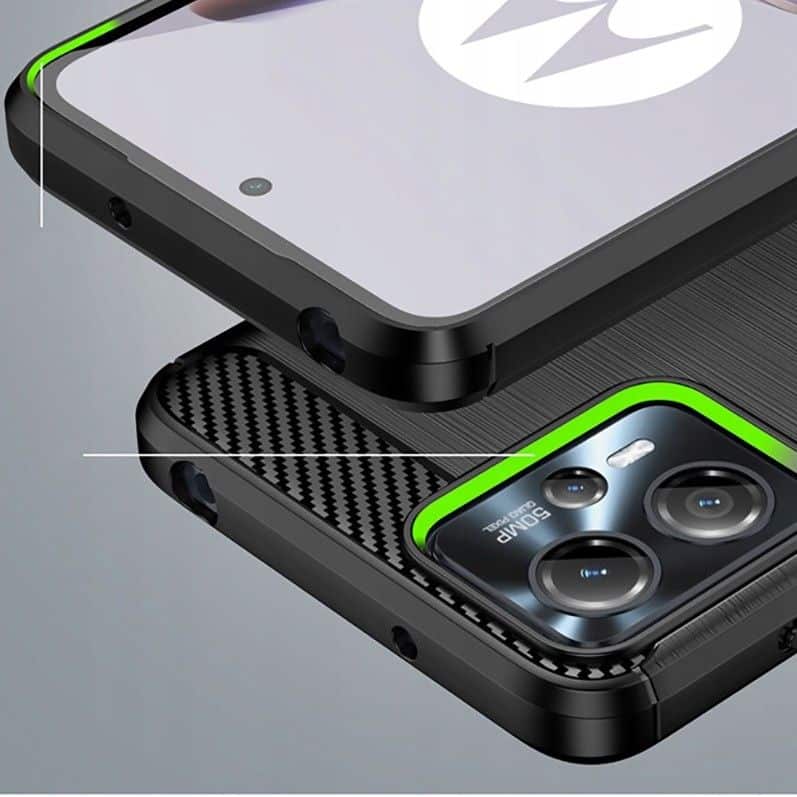 TECH-PROTECT TPUCARBON POUZDRO PRO MOTOROLU MOTO G13 / G23 černé