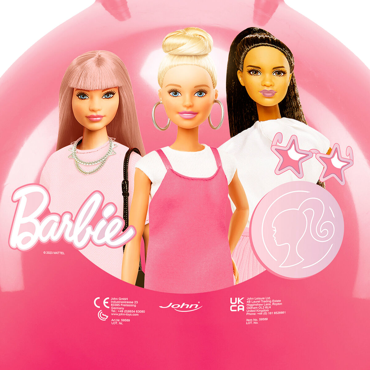 Odskočna Loptica Barbie Roza