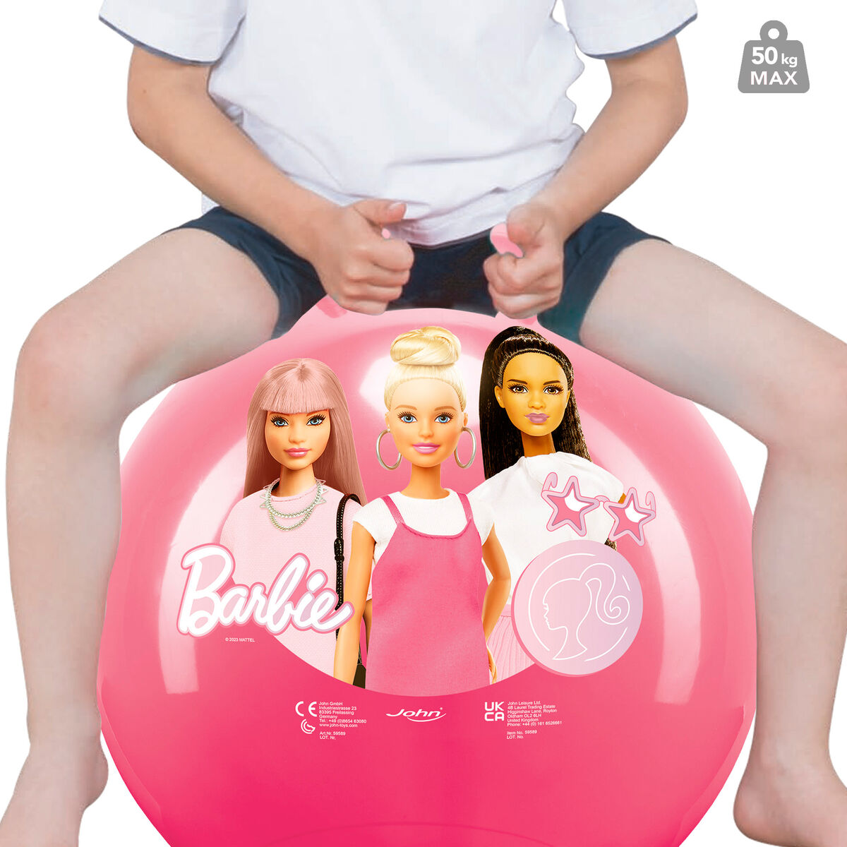 Odskočna Loptica Barbie Roza