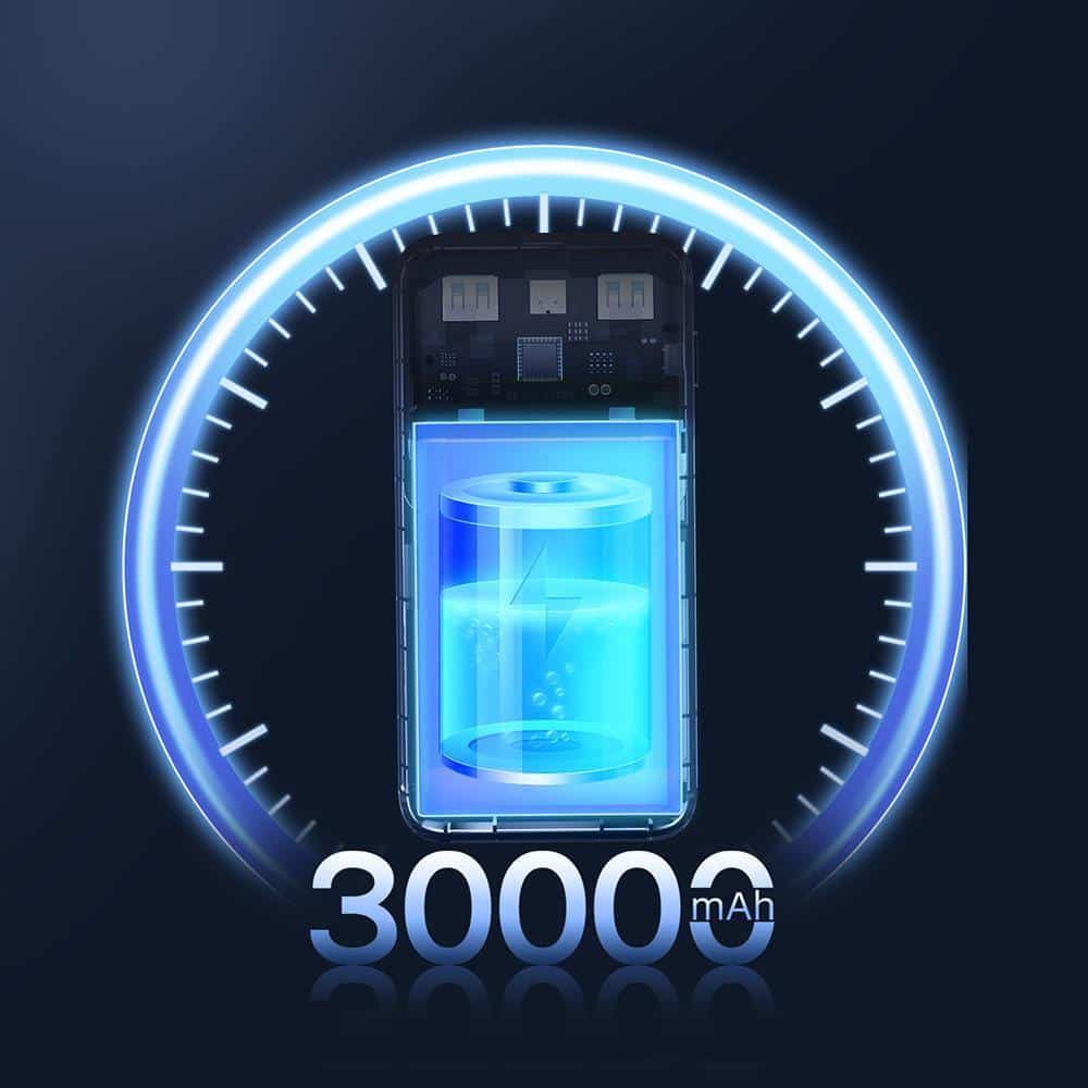 Joyroom powerbanka 30 000 mAh 15W černá (JR-T015)