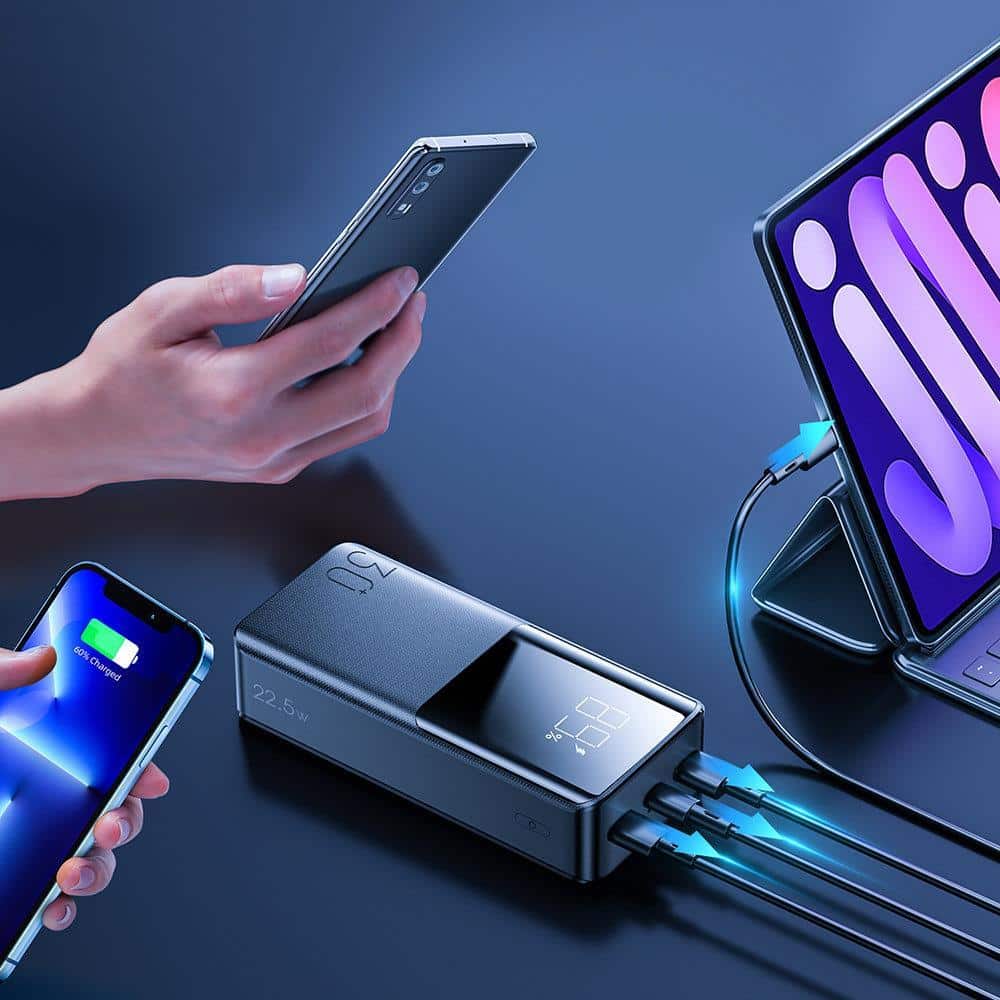 Joyroom powerbanka 30 000 mAh 15W černá (JR-T015)