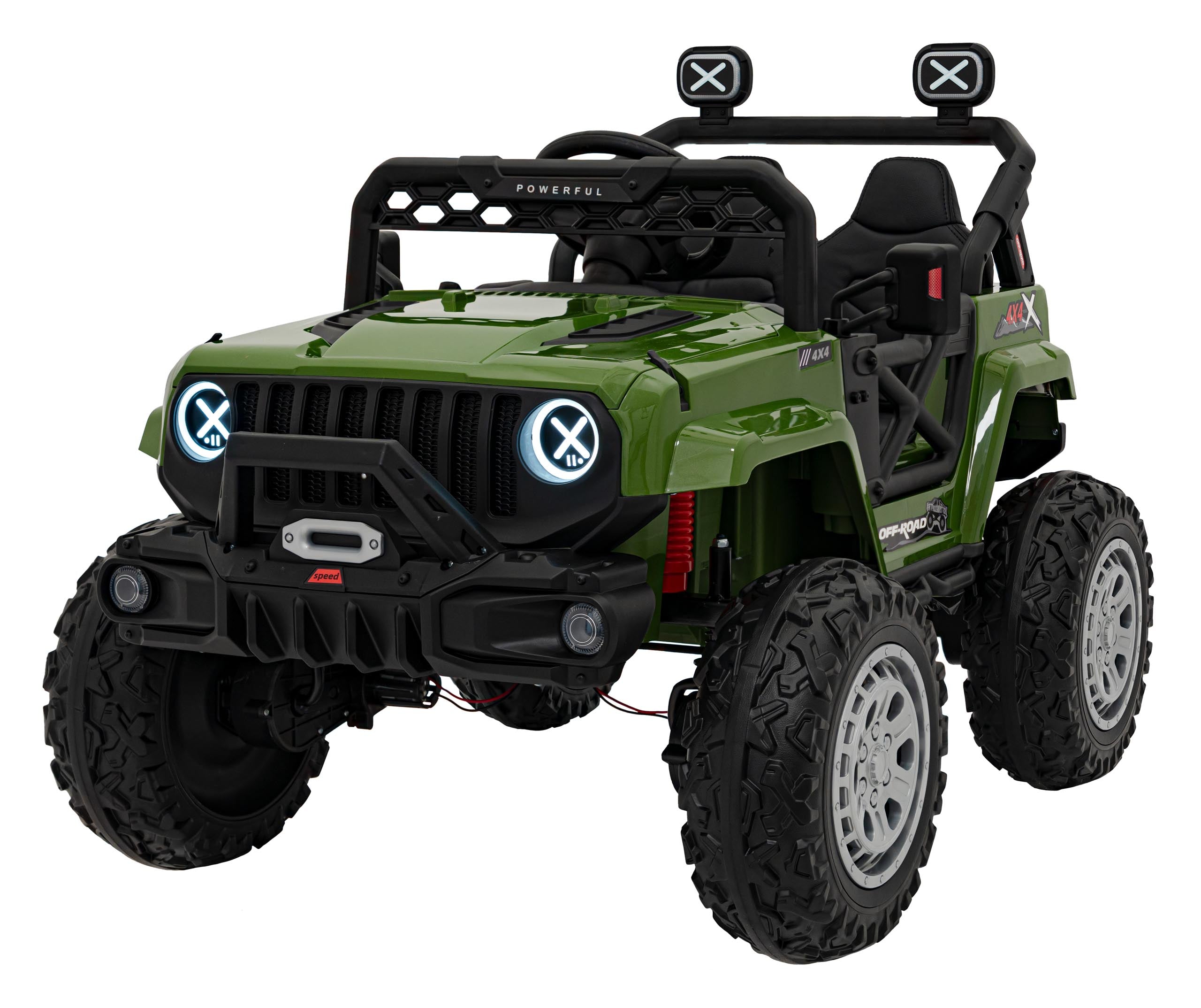 Auto na akumulator OFF ROAD Speed 4x4 - zeleni