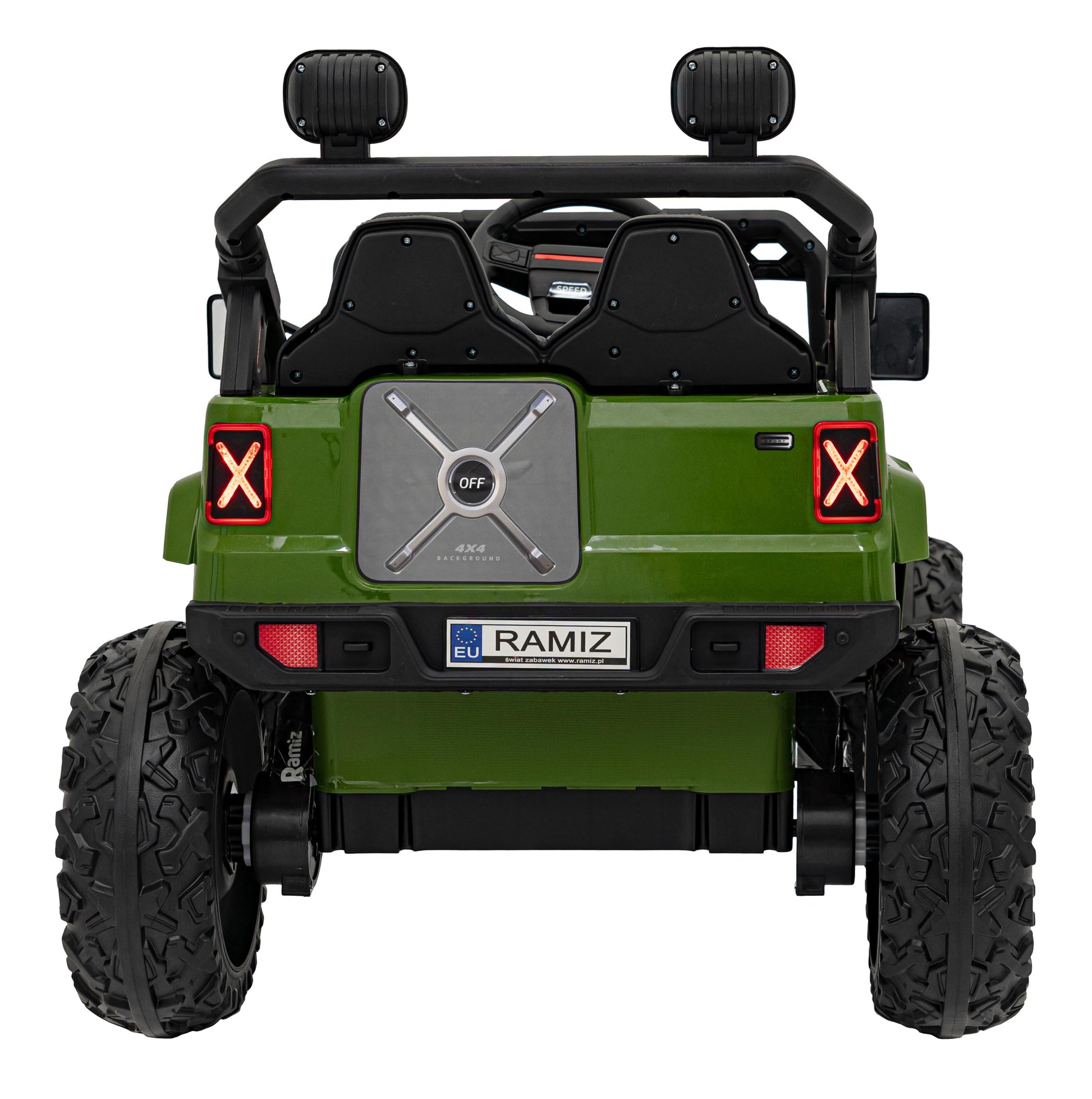 Auto na akumulator OFF ROAD Speed 4x4 - zeleni