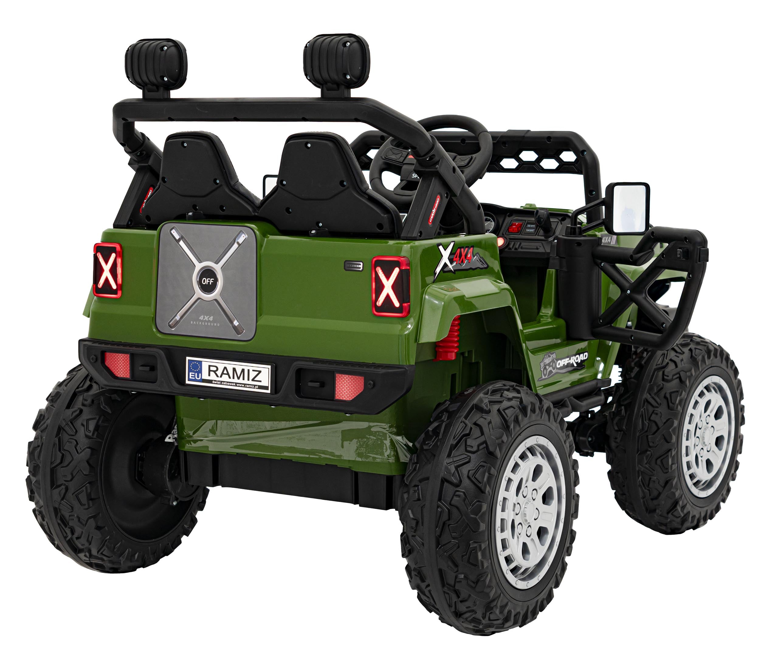 Auto na akumulator OFF ROAD Speed 4x4 - zeleni