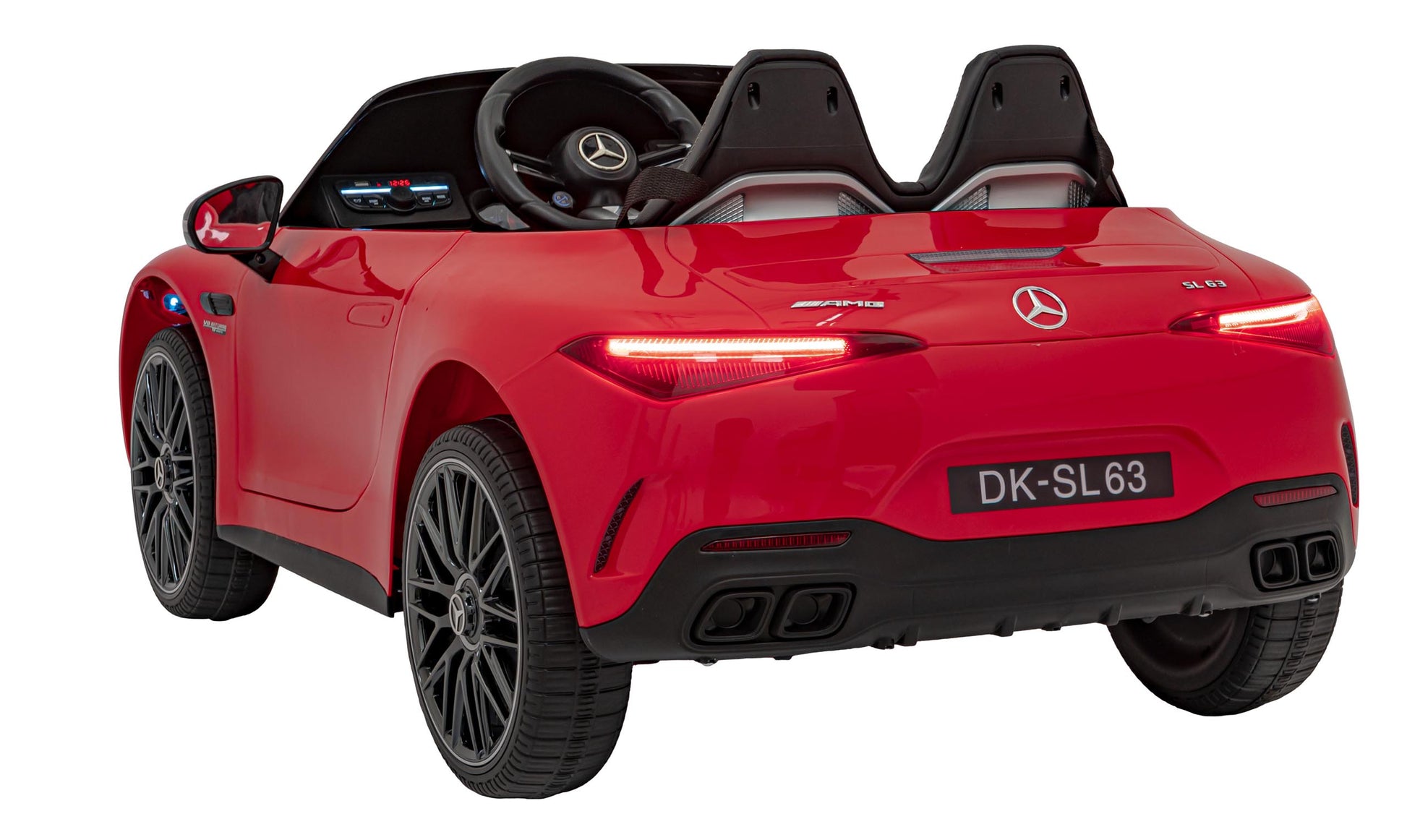 Licencirani auto na akumulator Mercedes Benz AMG SL63 4x4 - crveni