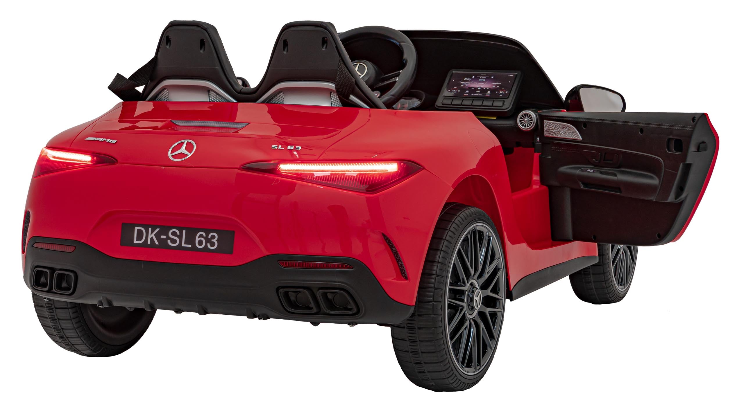 Licencirani auto na akumulator Mercedes Benz AMG SL63 4x4 - crveni