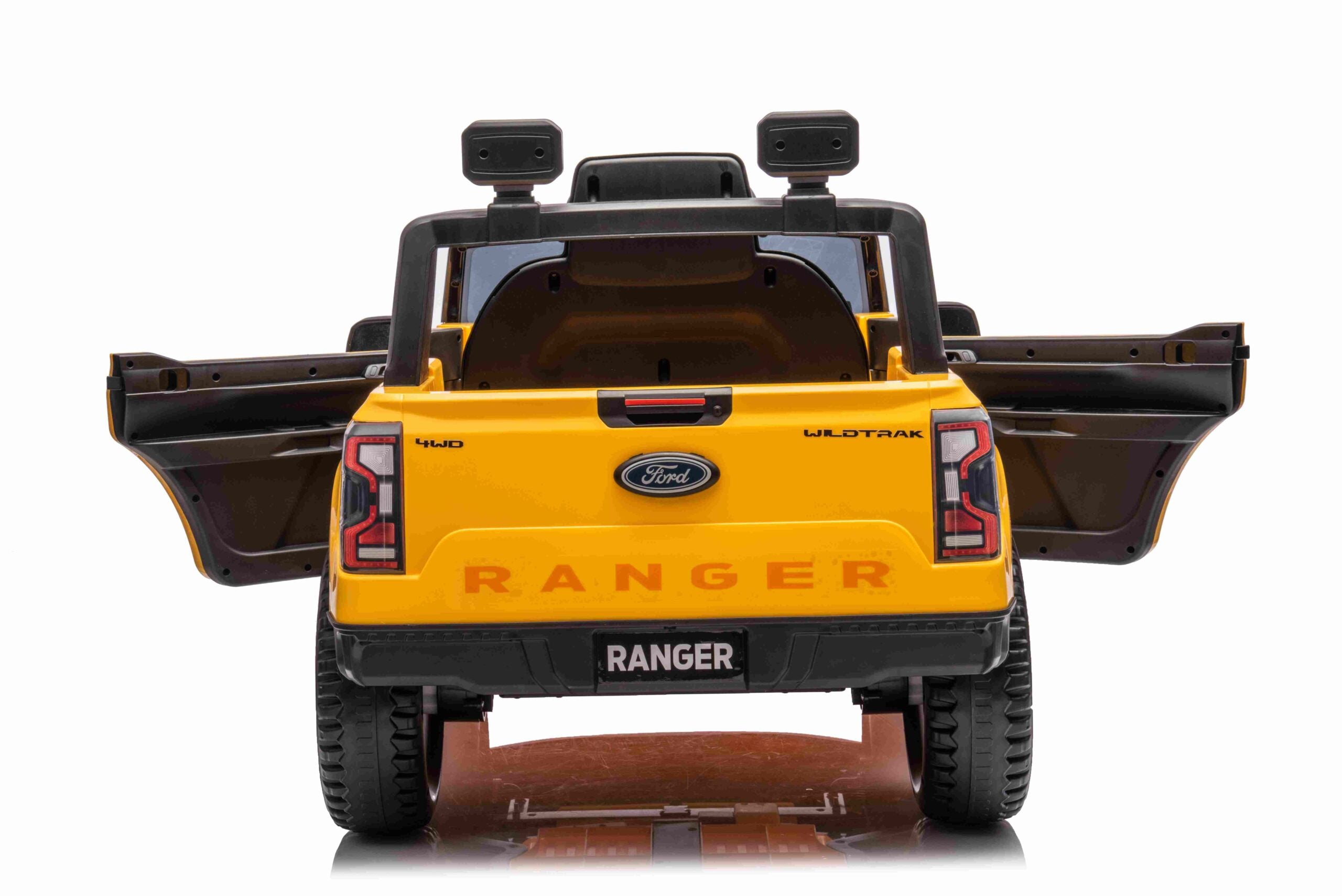 Licencirani auto na akumulator Ford Ranger LIFT - žuti