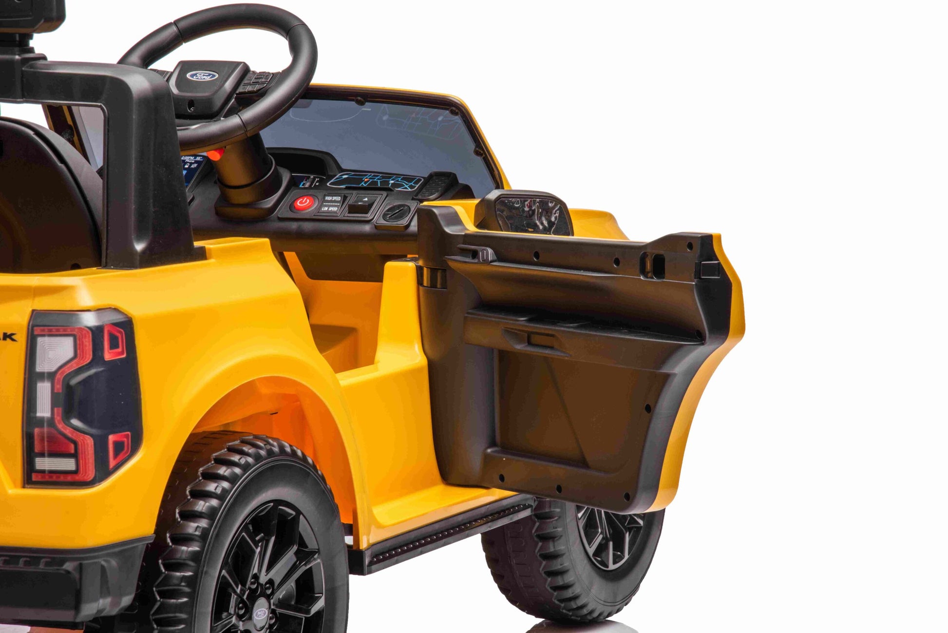 Licencirani auto na akumulator Ford Ranger LIFT - žuti