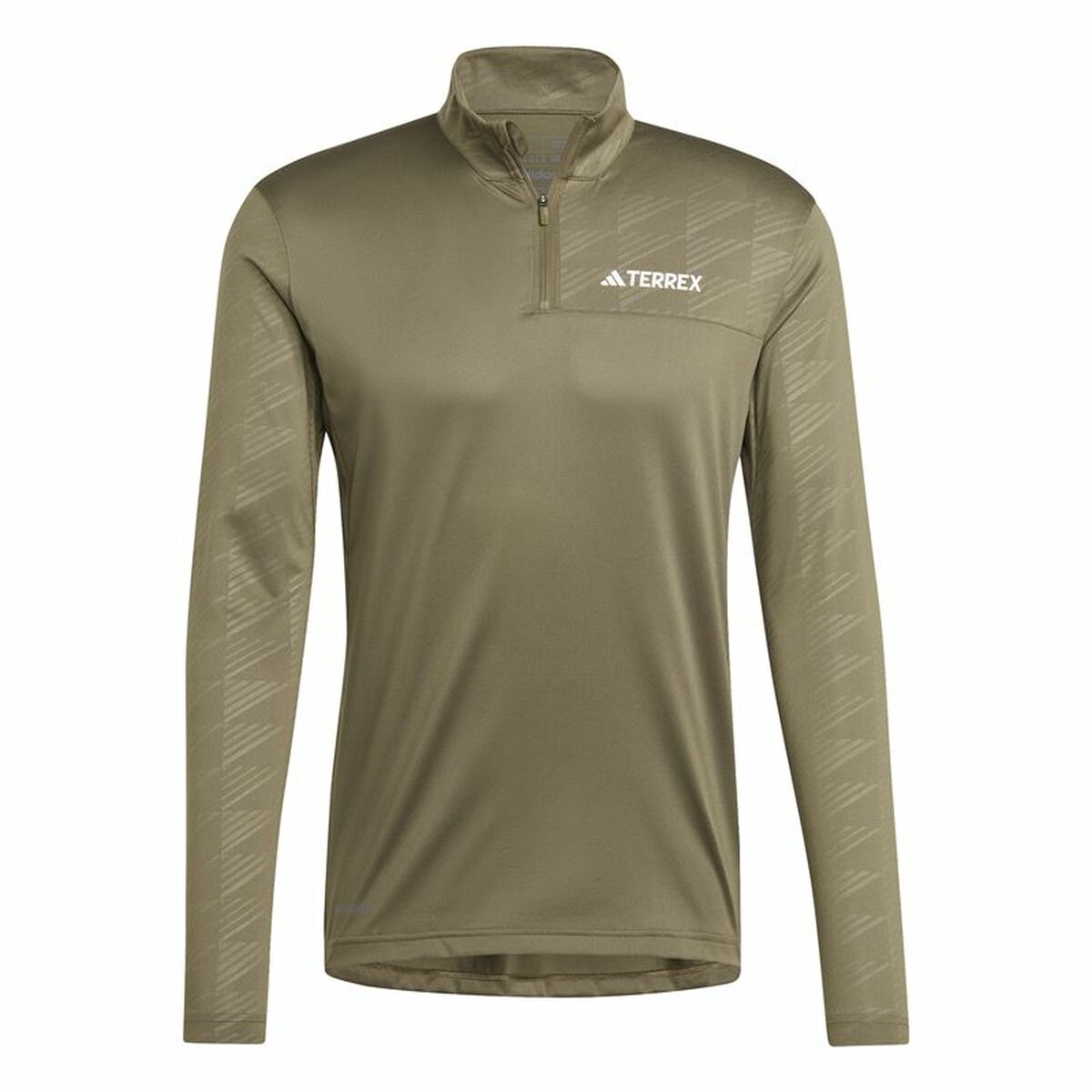 Muška Majica bez Kapuljače Adidas Mt Half Zi Ls Smeđa