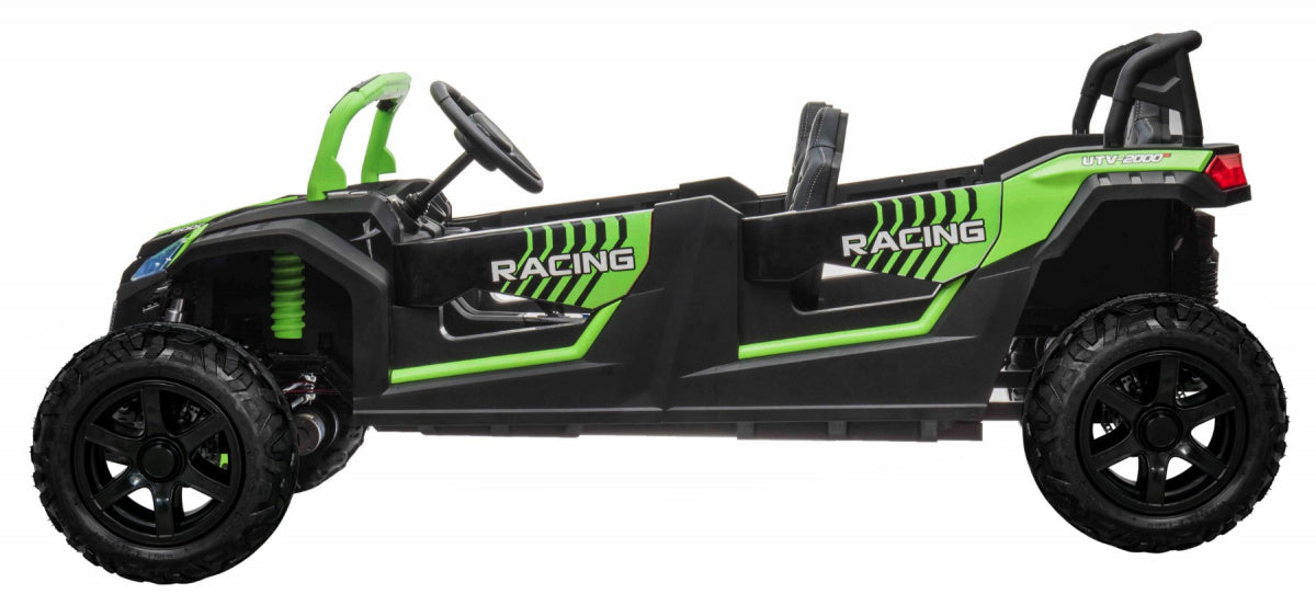 Buggy na akumulator za 4 osobe ATV RACING UTV2000 4x4- zeleni