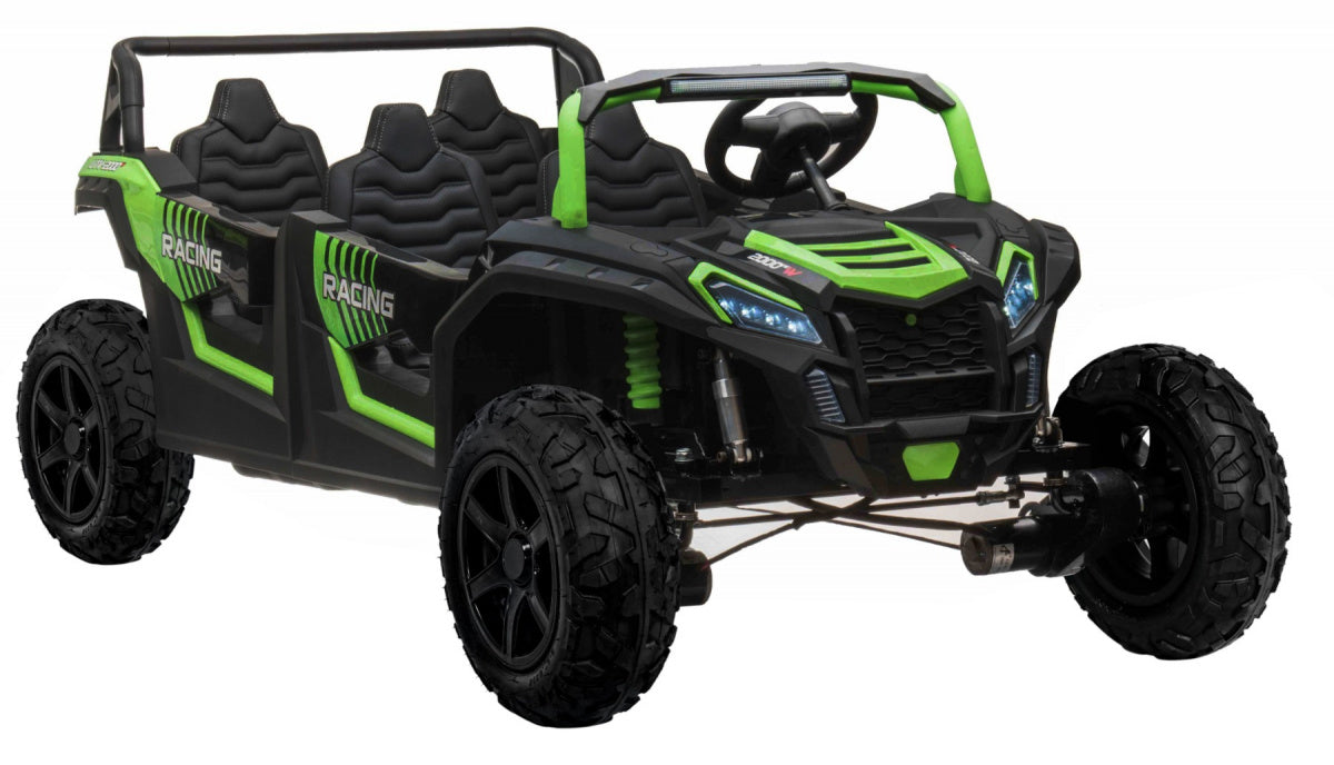 Buggy na akumulator za 4 osobe ATV RACING UTV2000 4x4- zeleni