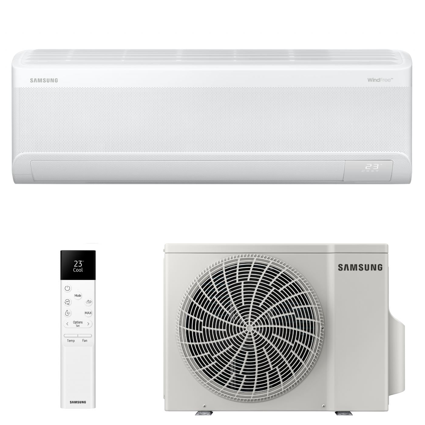 SAMSUNG KLIMA UREĐAJ 2,5kW AR60F09C1AWN - COMFORT, za prostor do 25m2, A++ energetska klasa