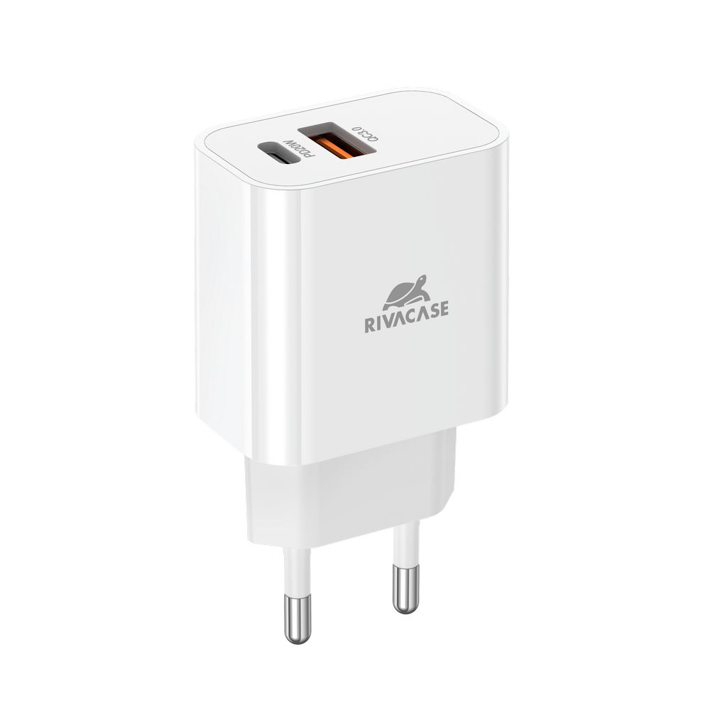 Punjač zidni PS4102 W00 EU wall charger white PD20W + QC3.0, USB-A + USB-C