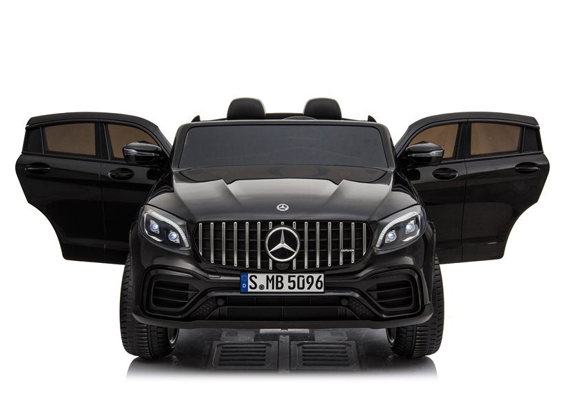 Licencirani auto na akumulator Mercedes GLC 63S QLS 4x4 - dvosjed - crni/lakirani