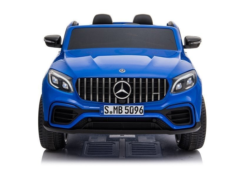 Licencirani auto na akumulator Mercedes GLC 63S QLS 4x4 - dvosjed - plavi/lakirani