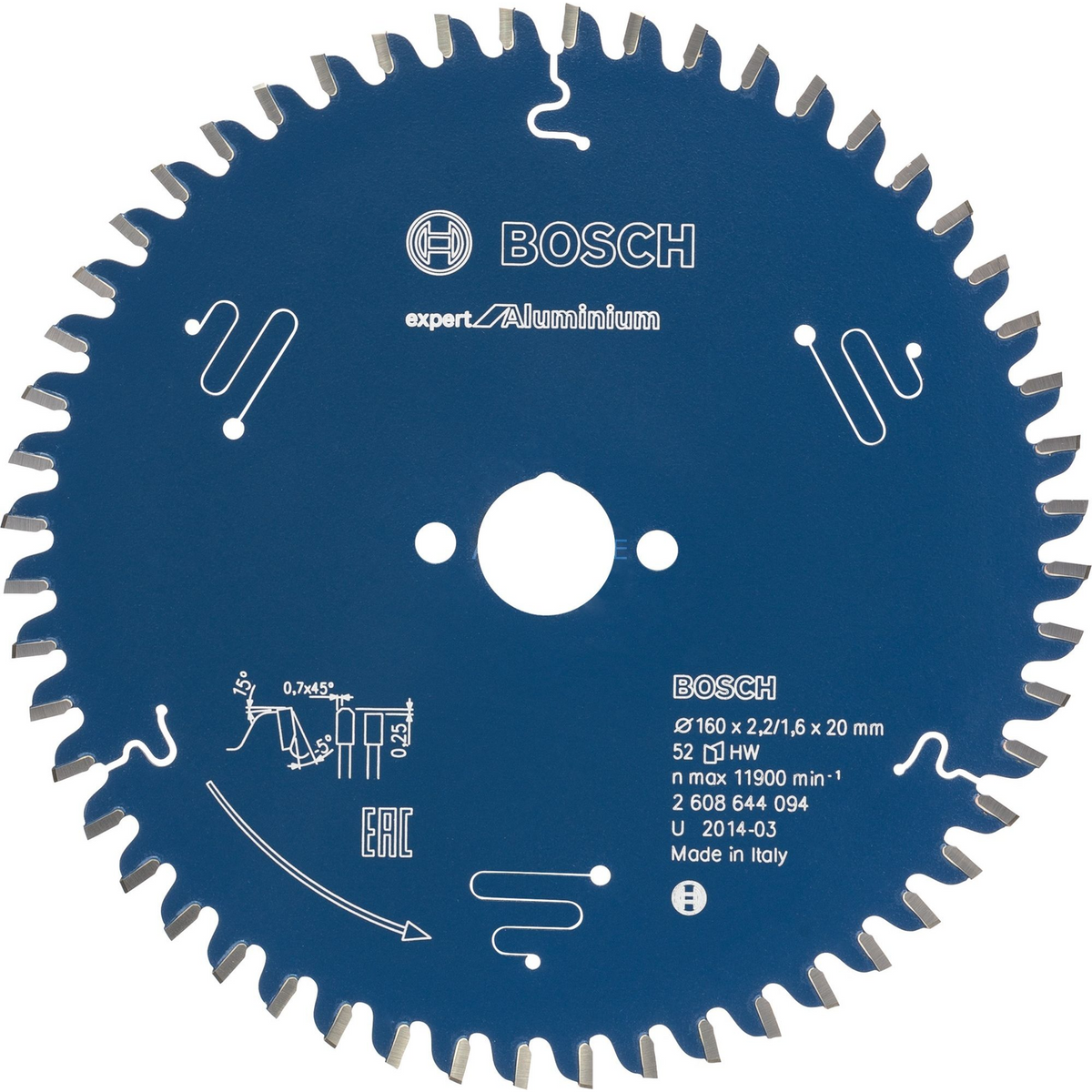 Bosch ‎2608644107 oštrica za kružnu pilu 23,5 cm 1 kom