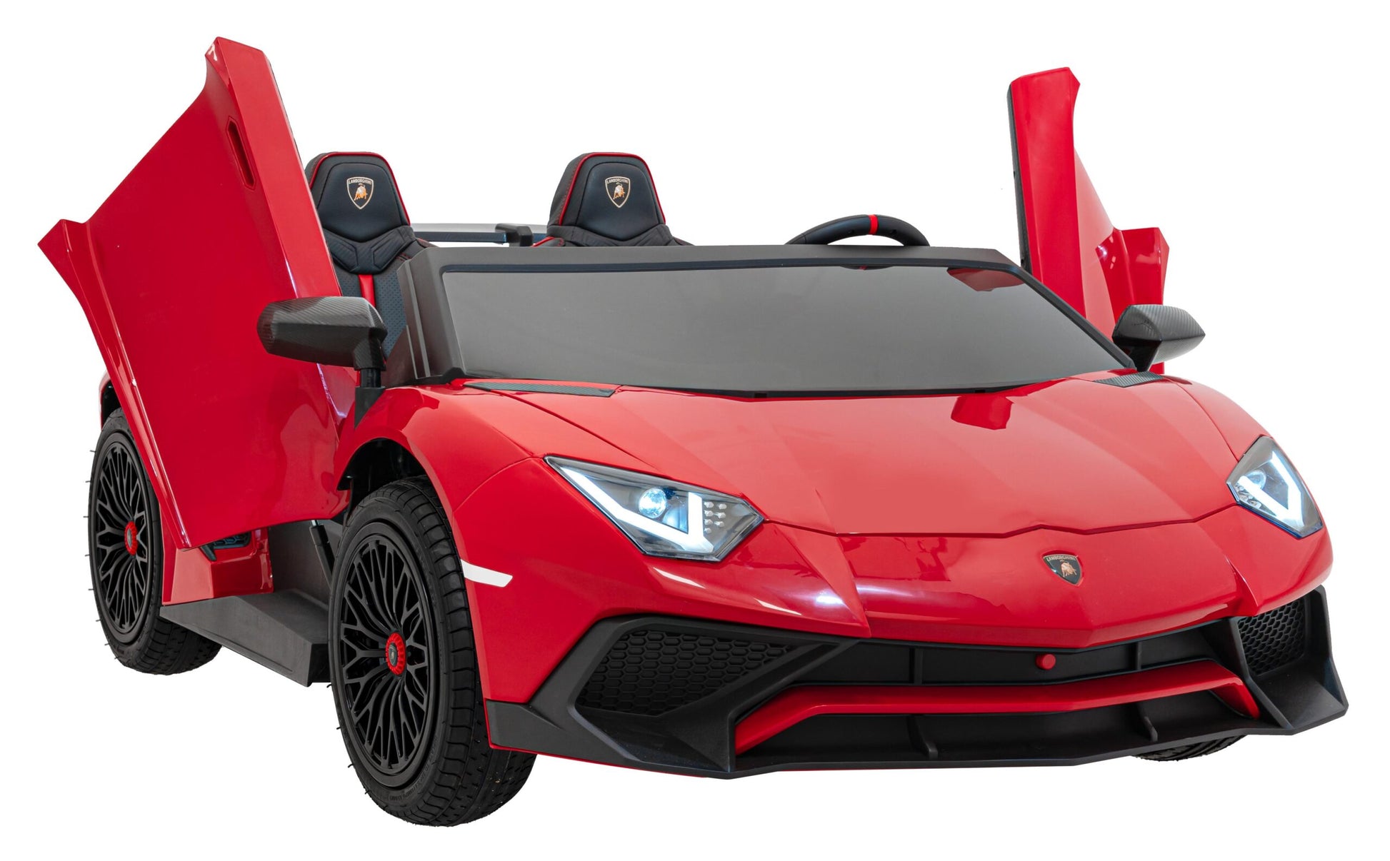 Licencirani auto na akumulator Lamborghini Aventador SV STRONG - dvosjed - crveni
